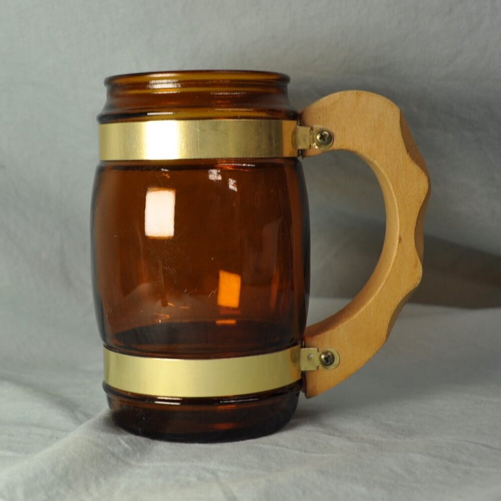 16 oz brown Siestaware barrel mug (w1079)